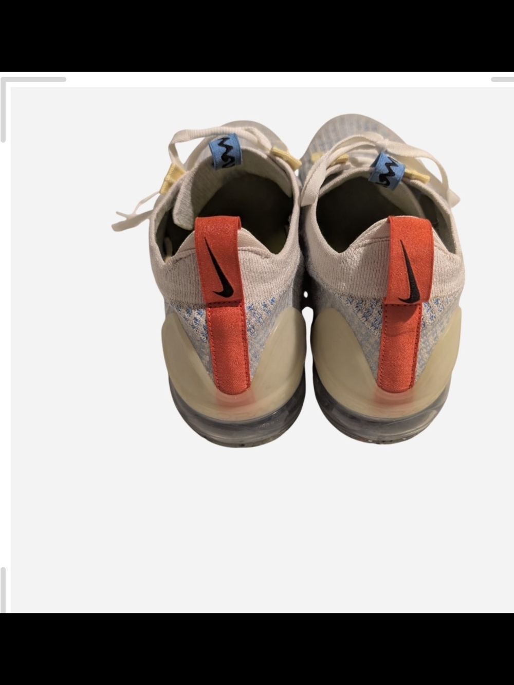 Pre-owned Nike Men's Knit Running Shoes in Beige and Yellow - Picture 4 of 5